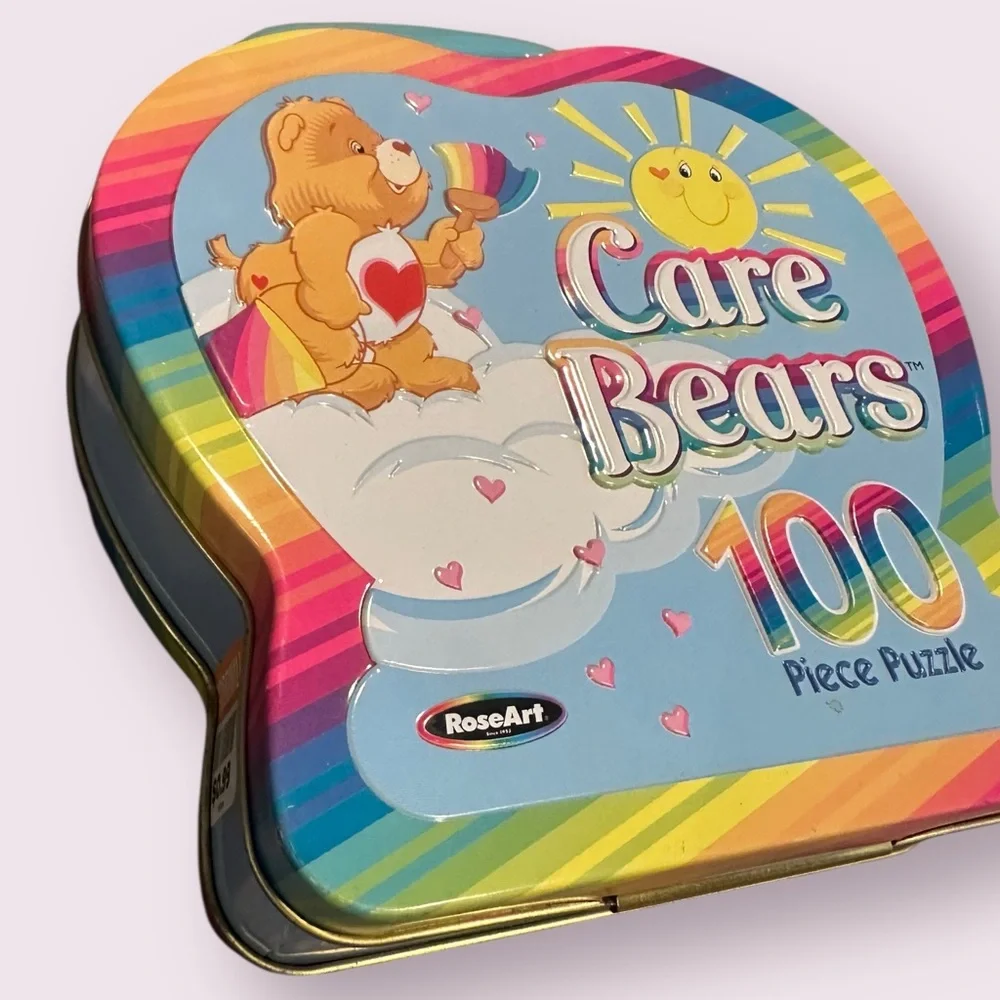 Care Bears 100 Piece Puzzle - Rainbow With Decorative Tin RoseArt